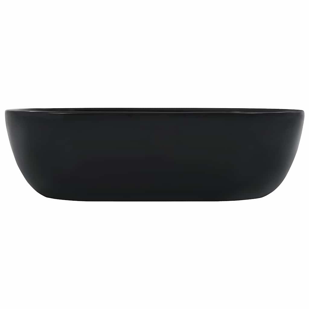 Vidaxl wastafel 45,5x32x13 cm keramiek zwart