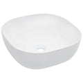 VIDAXL WASCHBECKEN 42,5X42,5X14,5 cm Keramik Weiß
