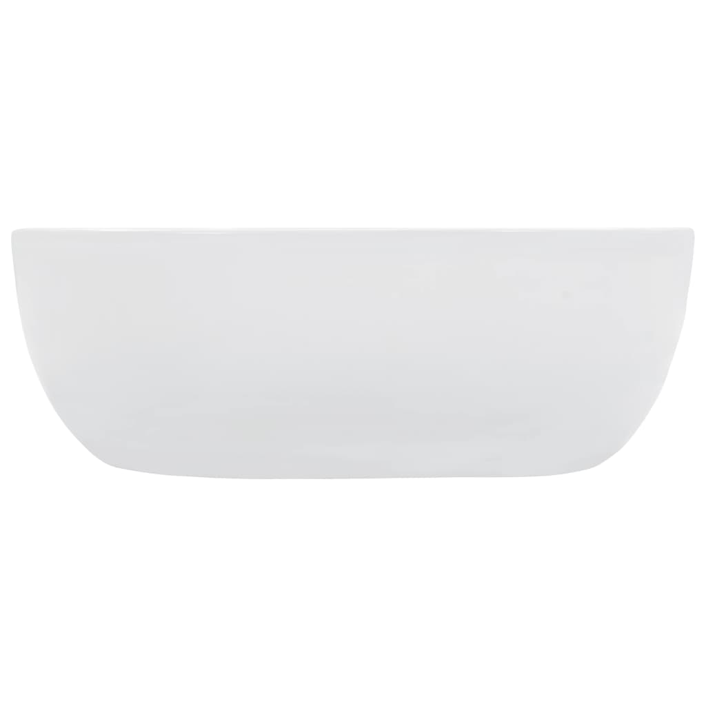 VIDAXL WASCHBECKEN 42,5X42,5X14,5 cm Keramik Weiß