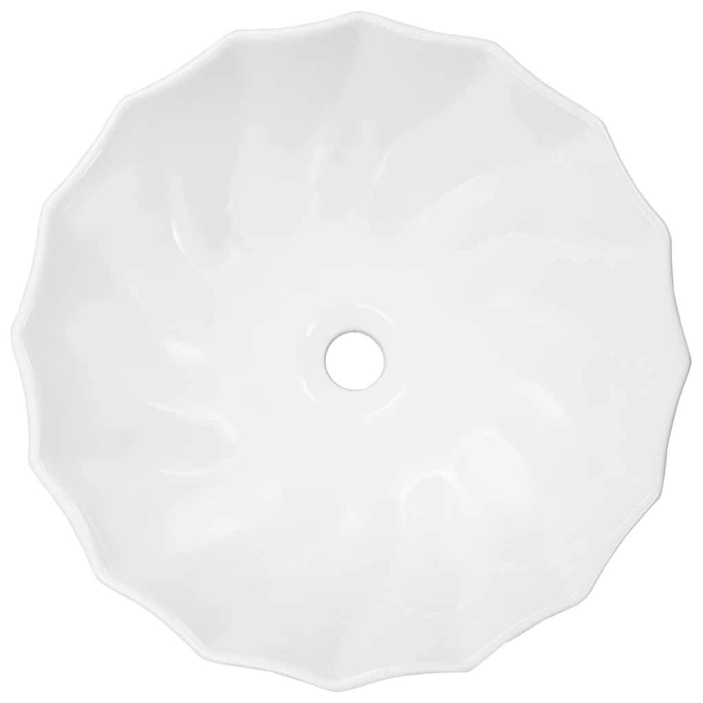 Vidaxl wastafel 46x17 cm keramiek wit