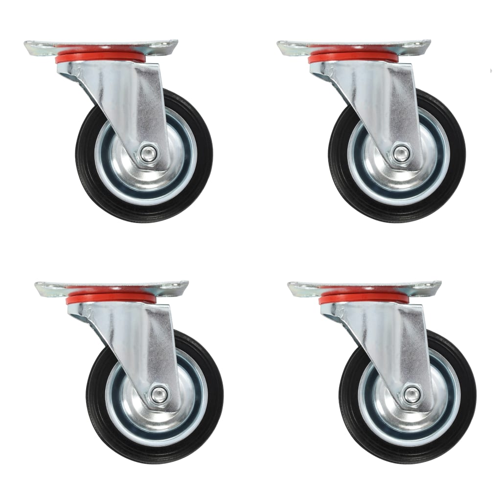 VidaXL Lenkrollen, 4 Stück, 75 mm