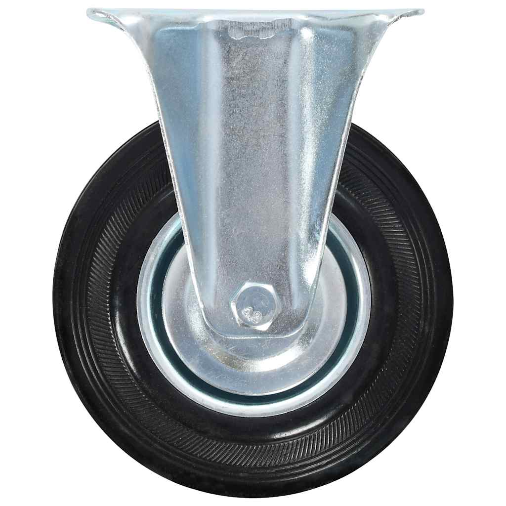 VidaXL Feste Rollen, 4 Stück, 125 mm