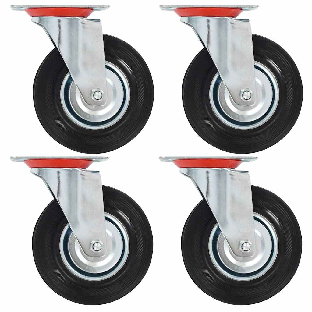 VidaXL Lenkrollen, 4 Stück, 125 mm