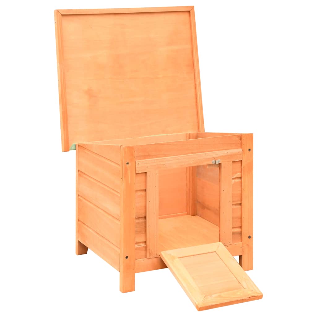 VidaXL Katzenhaus 50x46x43,5 cm Massives Kiefern- und Tannenholz