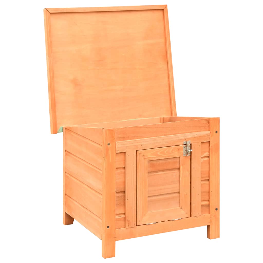 VidaXL Katzenhaus 50x46x43,5 cm Massives Kiefern- und Tannenholz