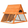 Vidaxl konijnenhok 152x128x108 cm massief grenen- en vurenhout