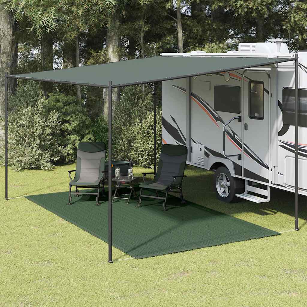 VidaXL Zeltmatte 250x400 cm HDPE Grün