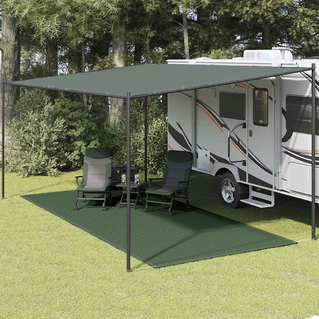 VidaXL Zeltmatte 250x500 cm HDPE Grün