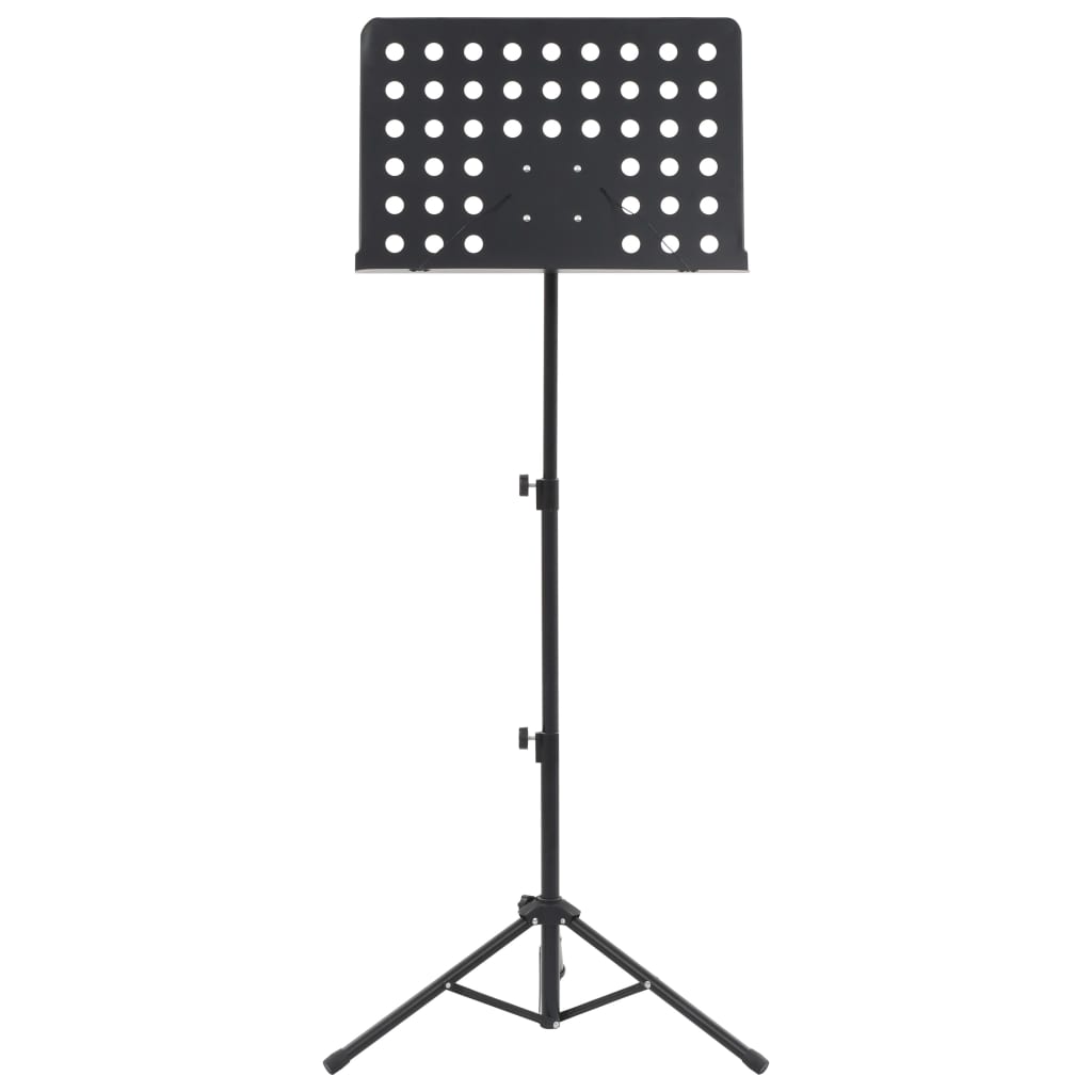 VidaXL Notenständer, Stahl, Schwarz