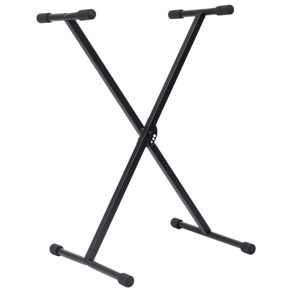 Vidaxl -Tastaturständer und Stuhlschwarz