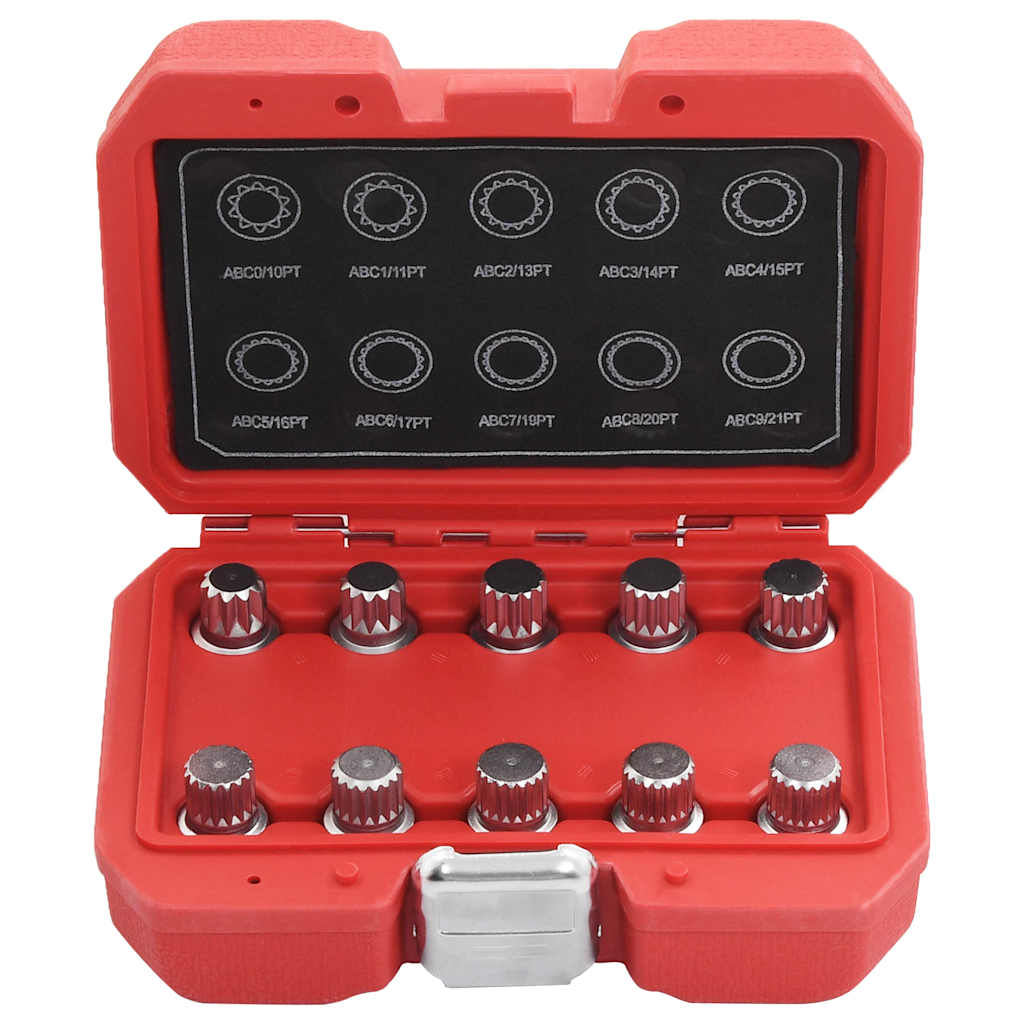 VIDAXL 10-teiliges Radsicherungsmuttern-Set für VW