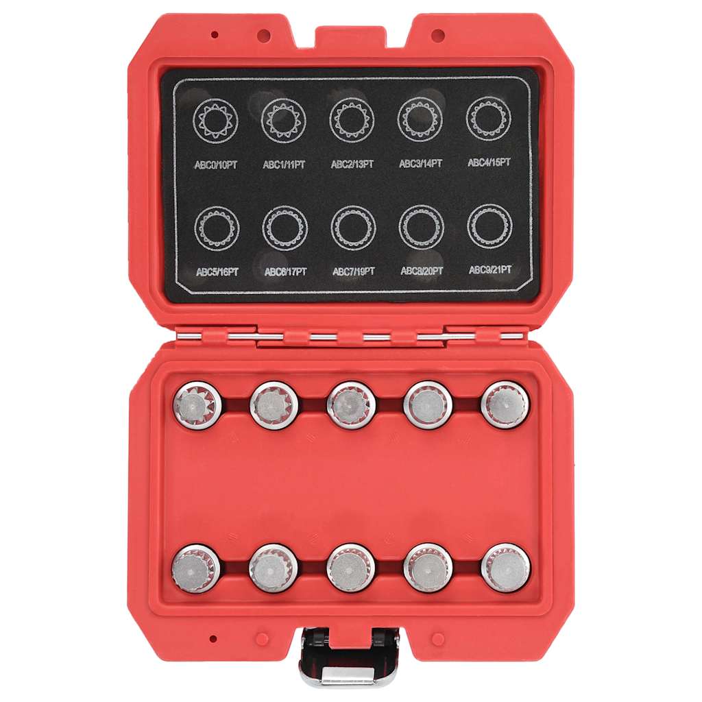 VIDAXL 10-teiliges Radsicherungsmuttern-Set für VW