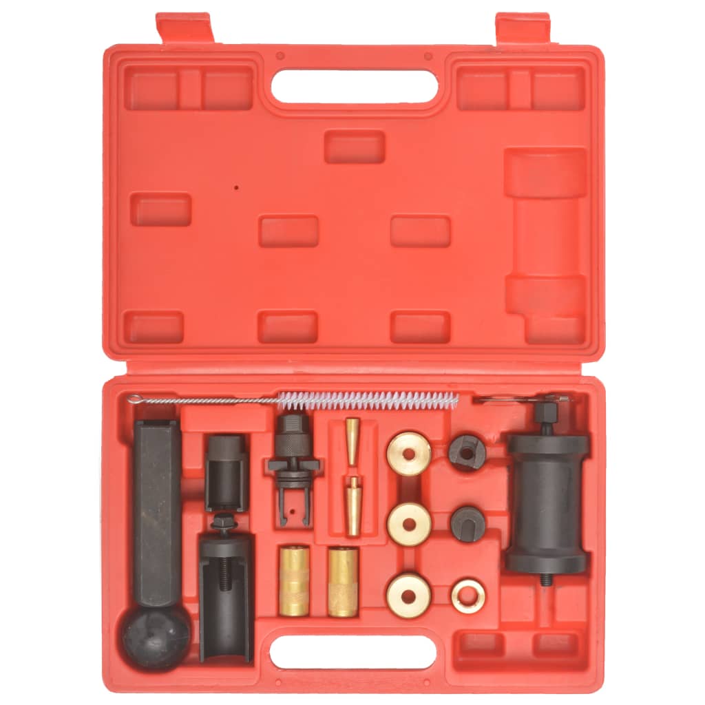 VidaXL 18-teiliges Aus- und Einbauset für Einspritzdüsen für VAG VW