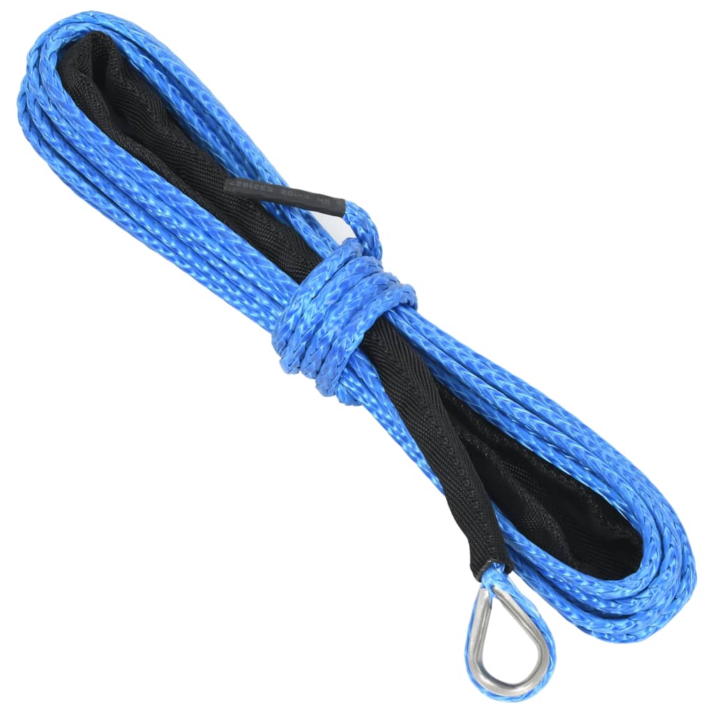 VidaXL Seilwindenkabel 5 mm x 9 m blau