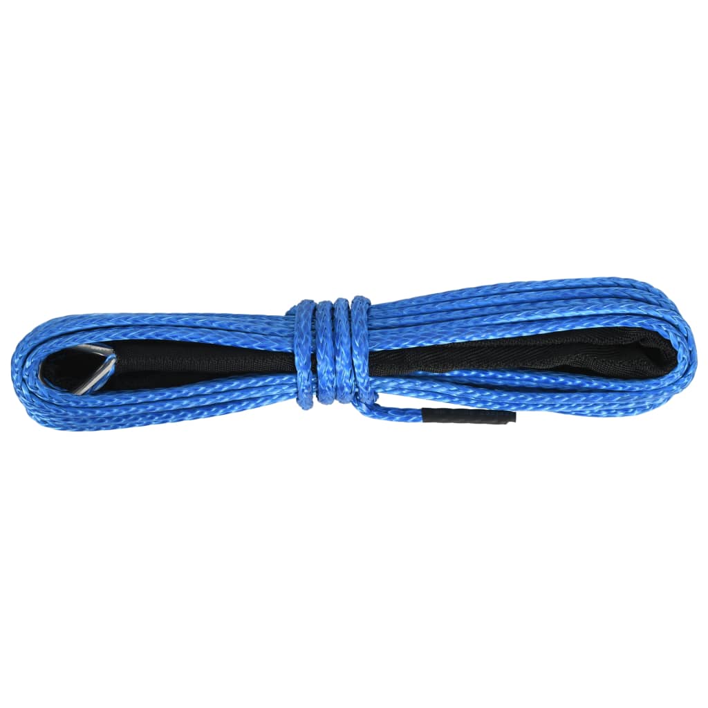 VidaXL Seilwindenkabel 5 mm x 9 m blau