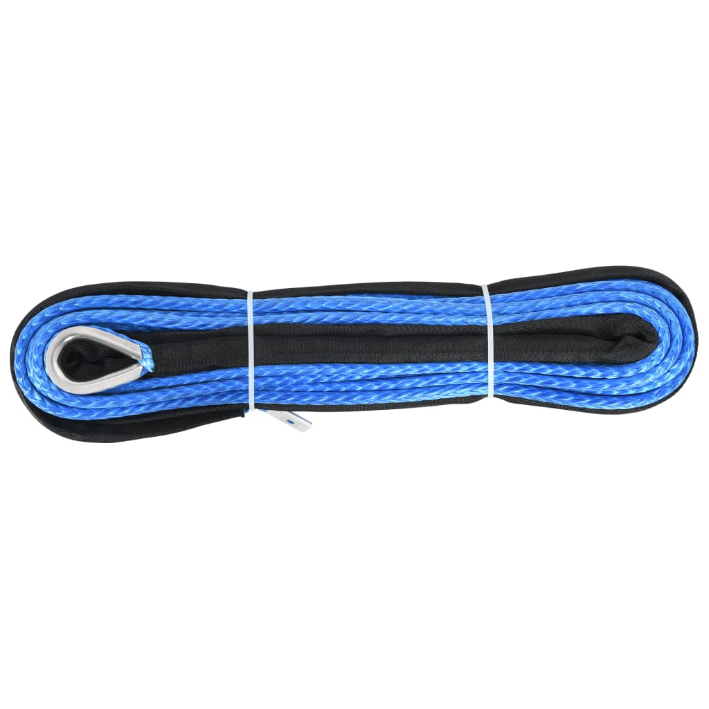 VidaXL Seilwindenkabel 9 mm x 26 m Blau