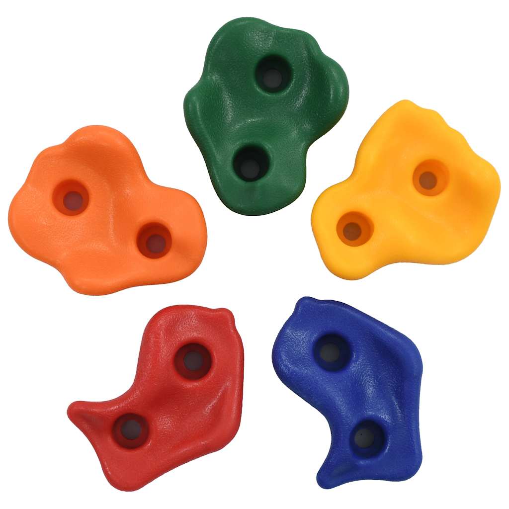 VidaXL Klettersteine, 10 Stück pro Farbe, mehrfarbig