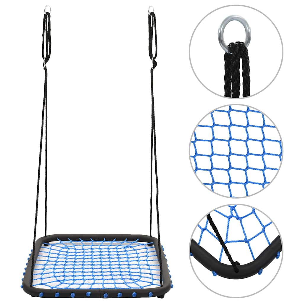 VidaXL Schaukel 200 kg 104x76 cm blau