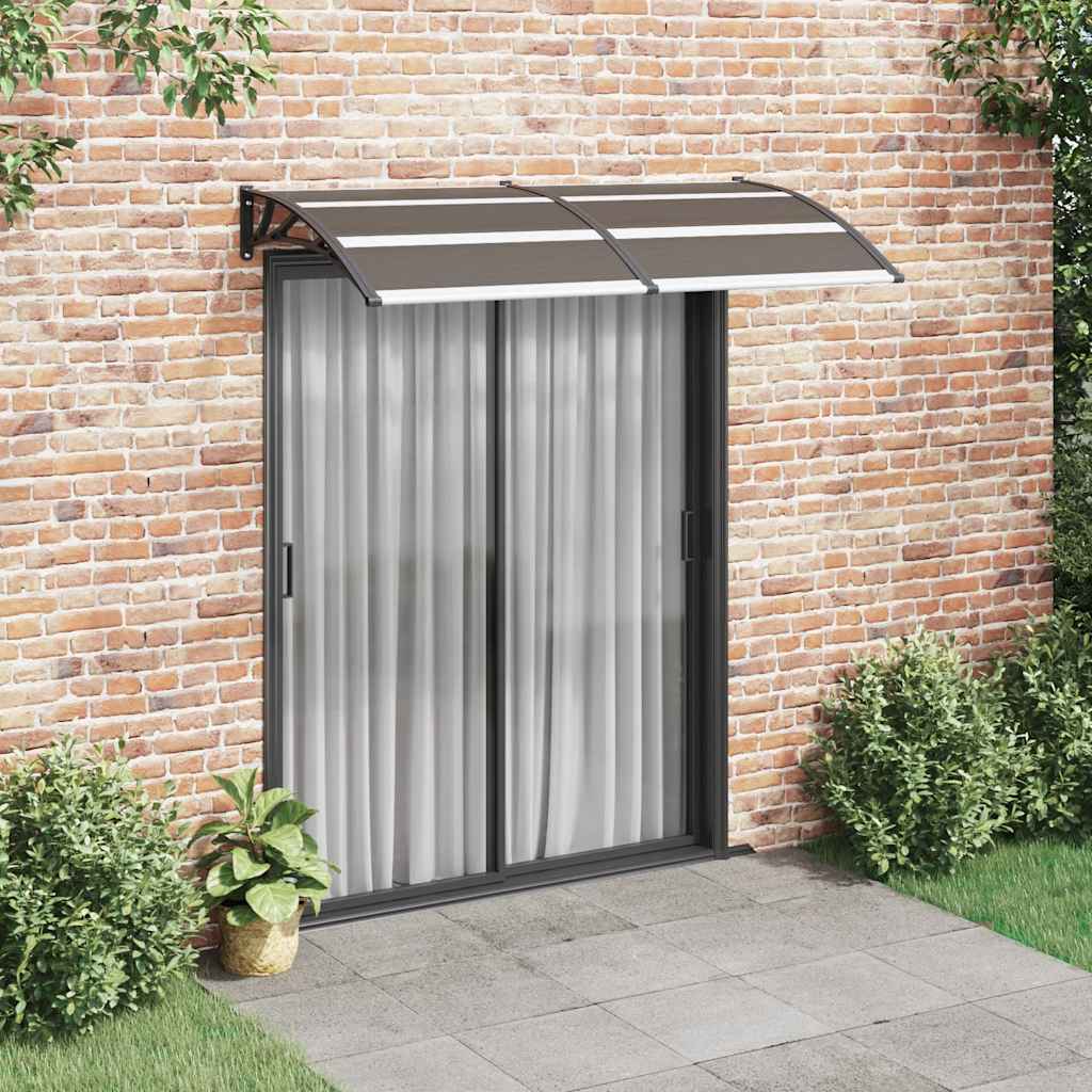 VIDAXL - Tür Banach 200x100 cm PC Schwarz