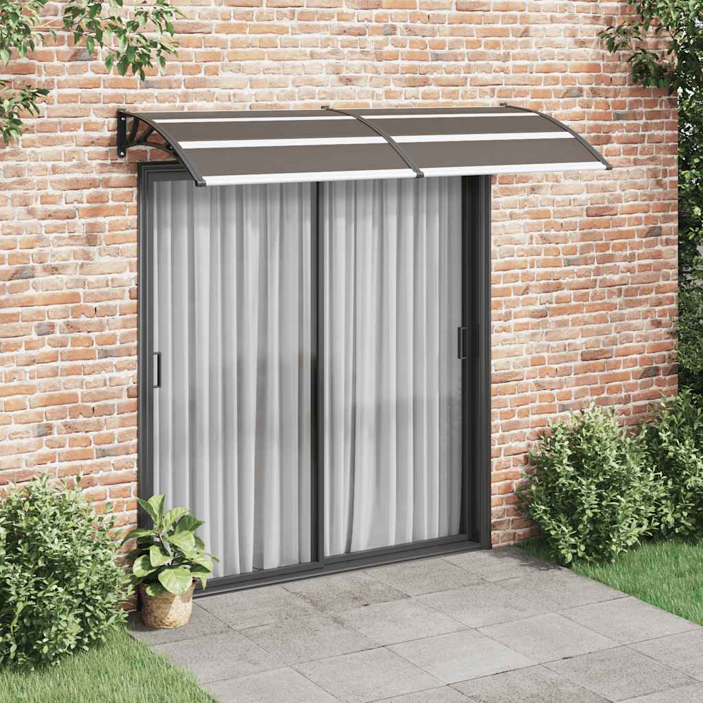 VIDAXL - Tür Banach 240x100 cm PC Schwarz