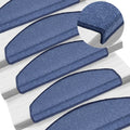 VidaXL 15 Treppenmatten 65x24x4 cm blau
