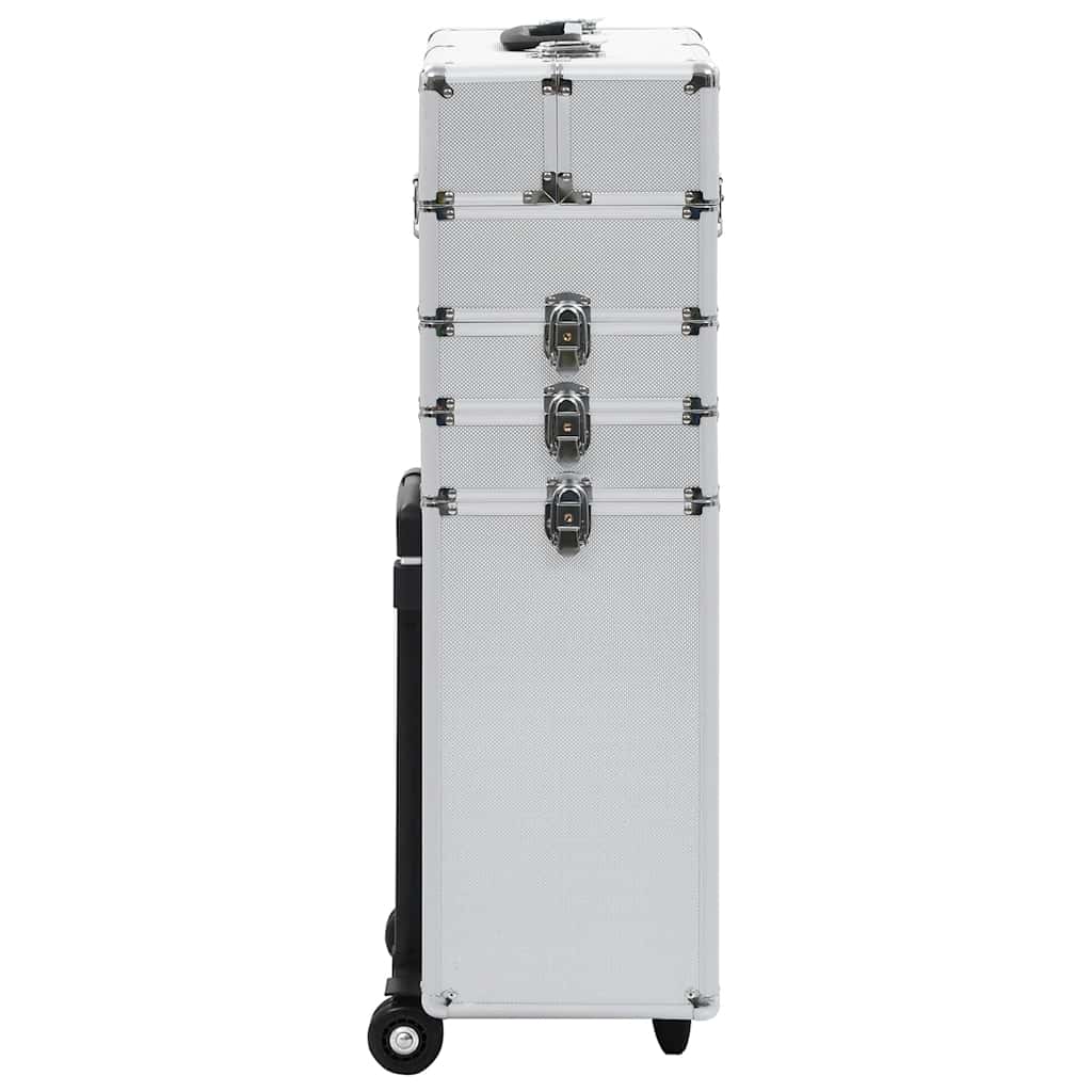 Vidaxl make-up trolley aluminium zilverkleurig