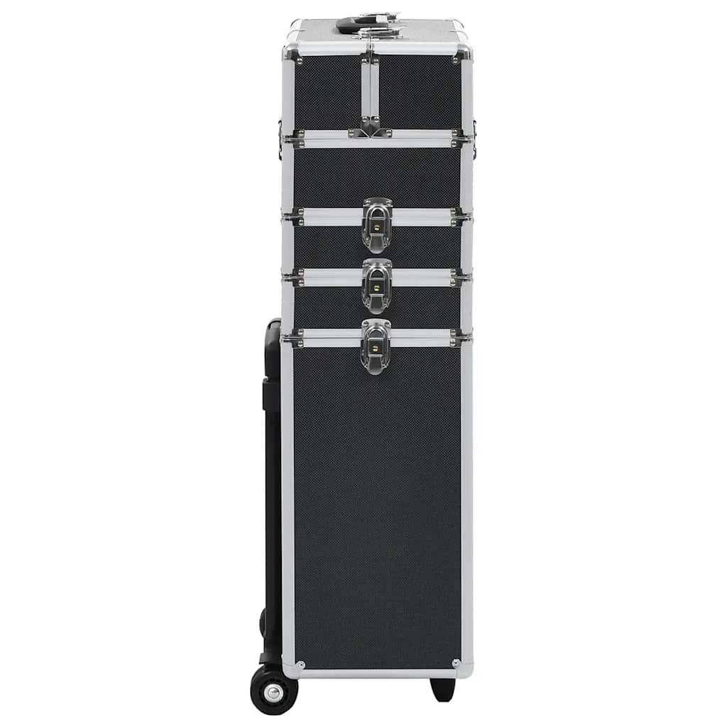 VidaXL Schminkwagen Aluminium Schwarz