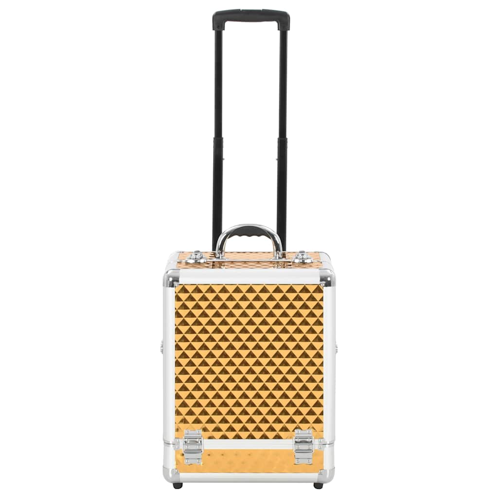 Vidaxx Schminkwagen 35x29x45 cm Aluminium goldfarben