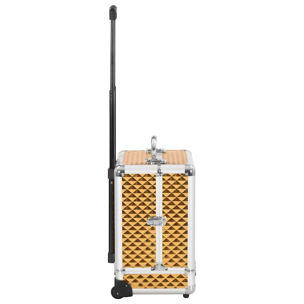 Vidaxx Schminkwagen 35x29x45 cm Aluminium goldfarben