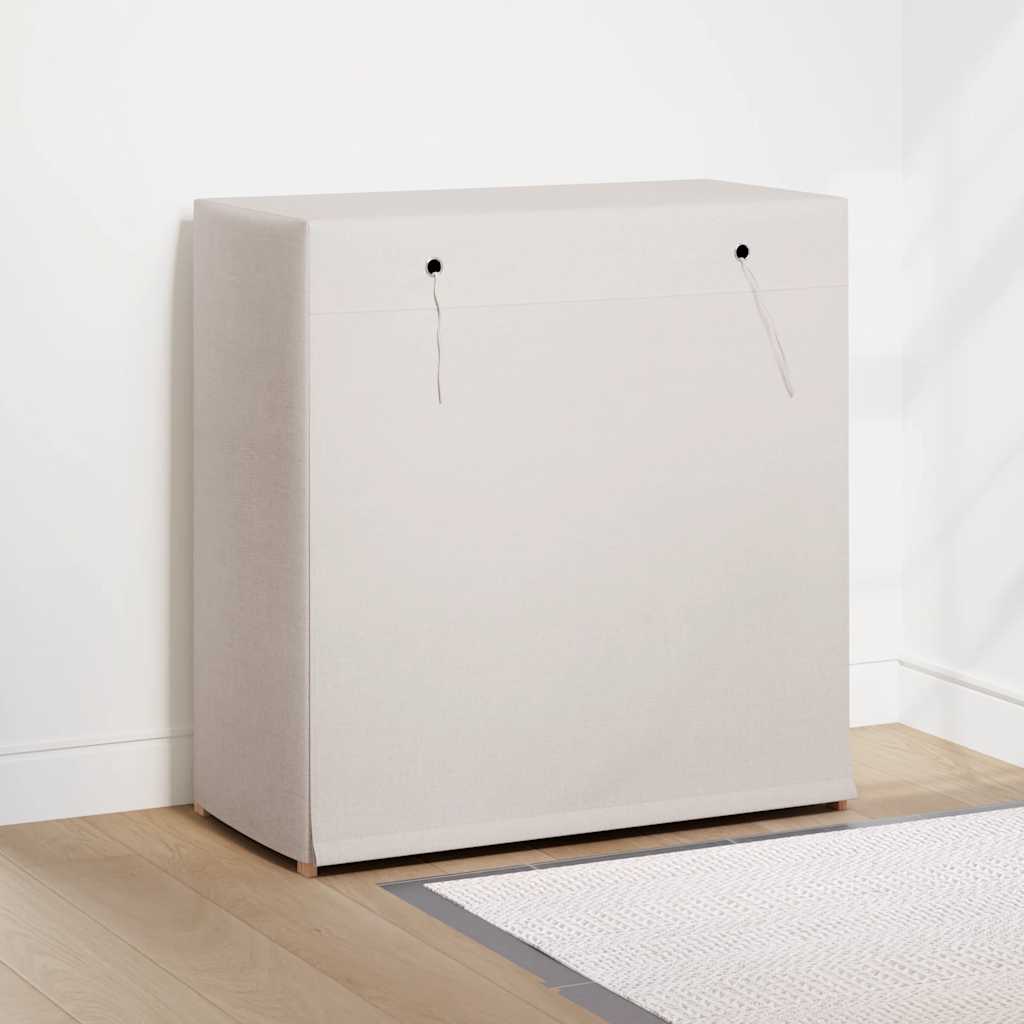Vidaxl schoenenkast met hoes 79x40x80 cm stof wit