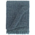 Vidaxl plaid 160x210 cm katoen indigo-blauw