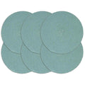 Vidaxl placemats 6 st rond 38 cm katoen effen groen