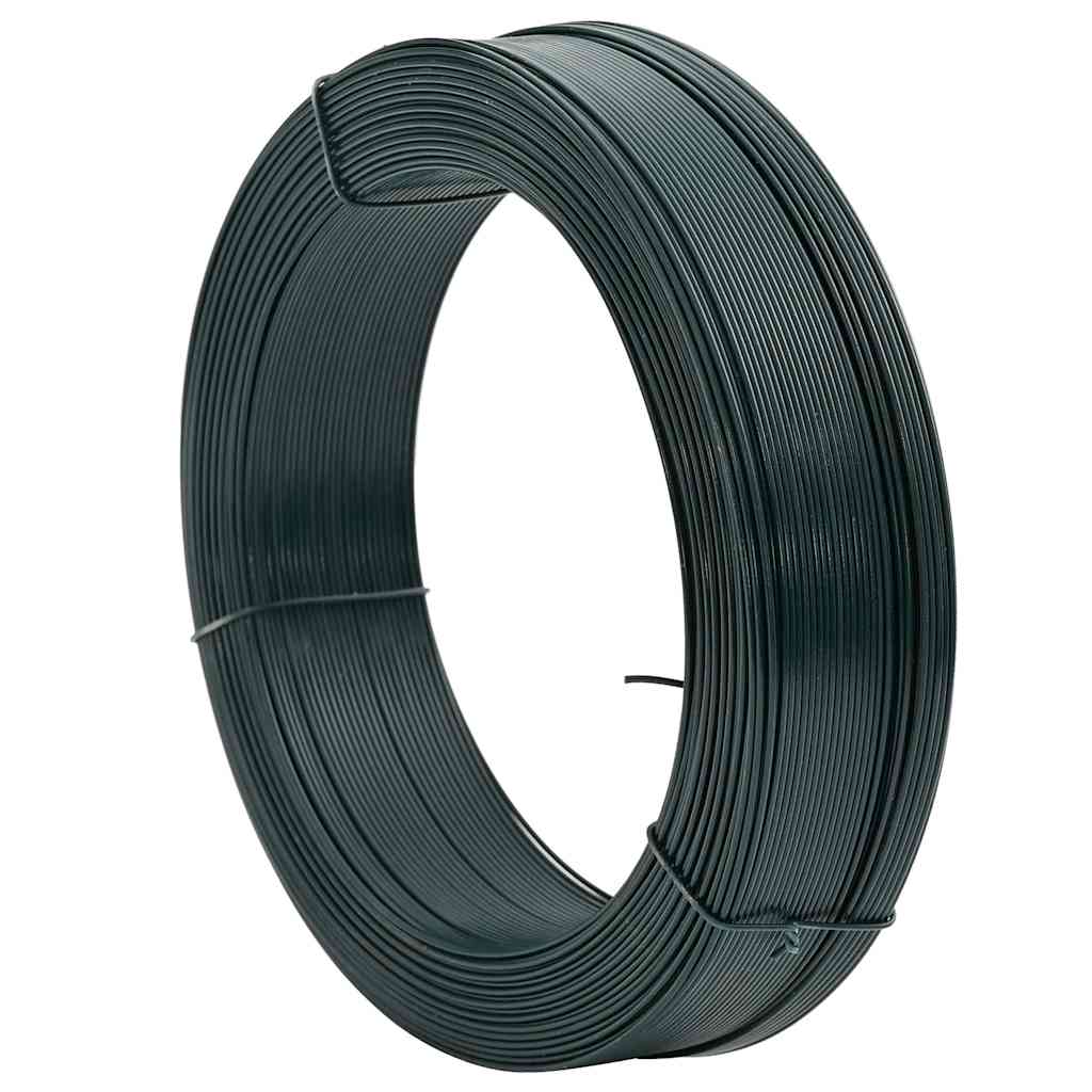 Vidaxx Zaunbindung -Gewinde 250 m 2,3 3,8 mm Stahl schwarz grün