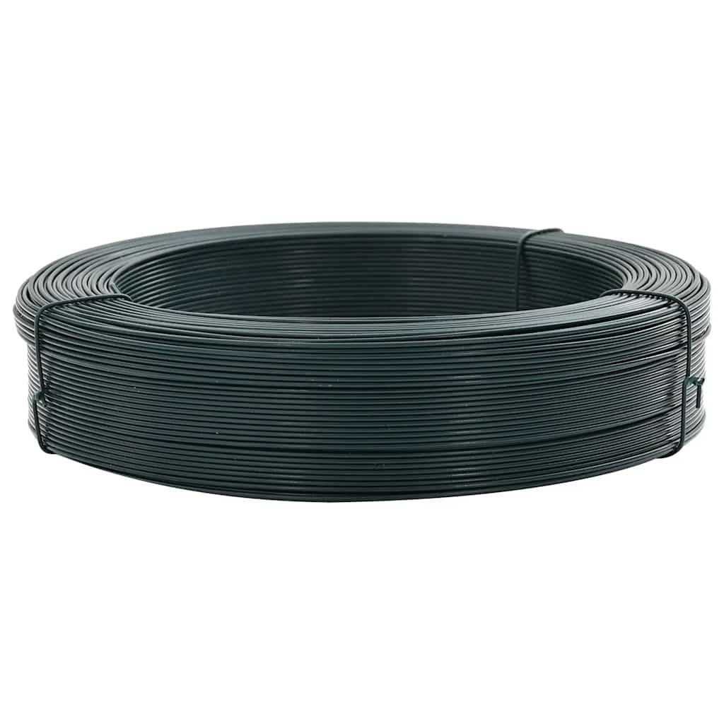 Vidaxx Zaunbindung -Gewinde 250 m 2,3 3,8 mm Stahl schwarz grün