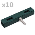 VidaXL U-Mat-Verbindung 10er-Sets grün