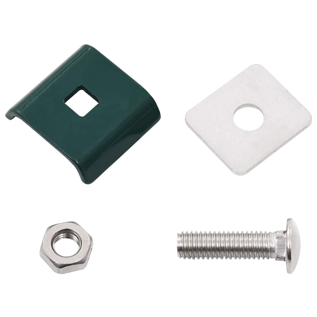 VidaXL Grid Mat Connector 25 Sets Grün