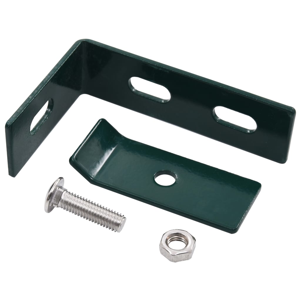 VidaXL Wand-Eckverbinder, 10er-Set, Grün