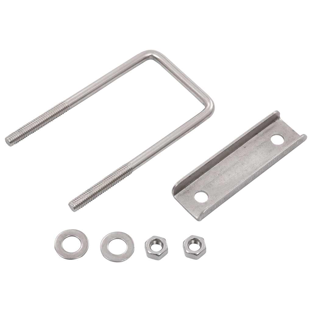 VidaXL U-Verbindung für Zaunpfosten, 25 Sets, 60 x 40 mm