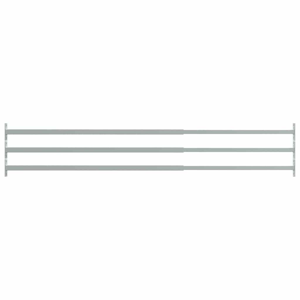 VidaXL Barrier Barriques, verstellbar, 3-teilig, 710–1200 mm