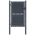 Vidaxl poort 100x125 cm staal antraciet