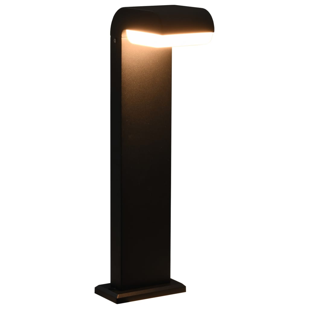 VidaXL LED-Außenleuchte 9 W oval schwarz