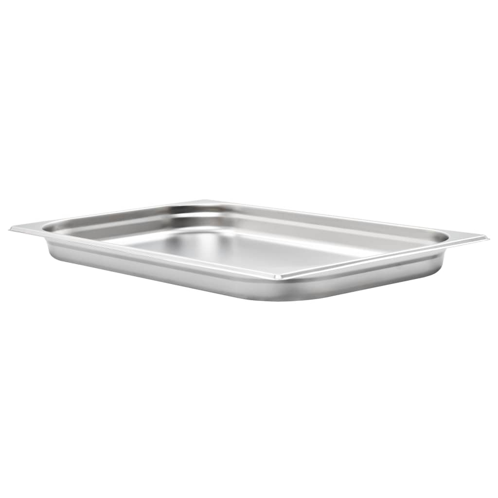 VidaXL Gastronorm-Behälter, 4 Stück, gn 1 1, 40 mm, Edelstahl