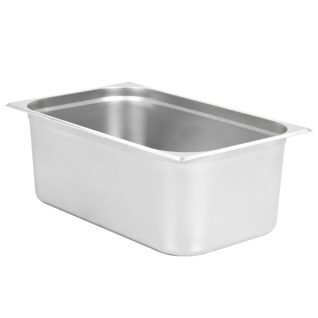 VidaXL Gastronorm-Behälter, 2 Stück, gn 1 1, 200 mm, Edelstahl