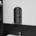 Vidaxl wandspiegel met schap 20x40 cm gehard glas