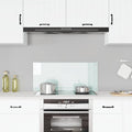 Vidaxl spatscherm keuken 90x40 cm gehard glas wit
