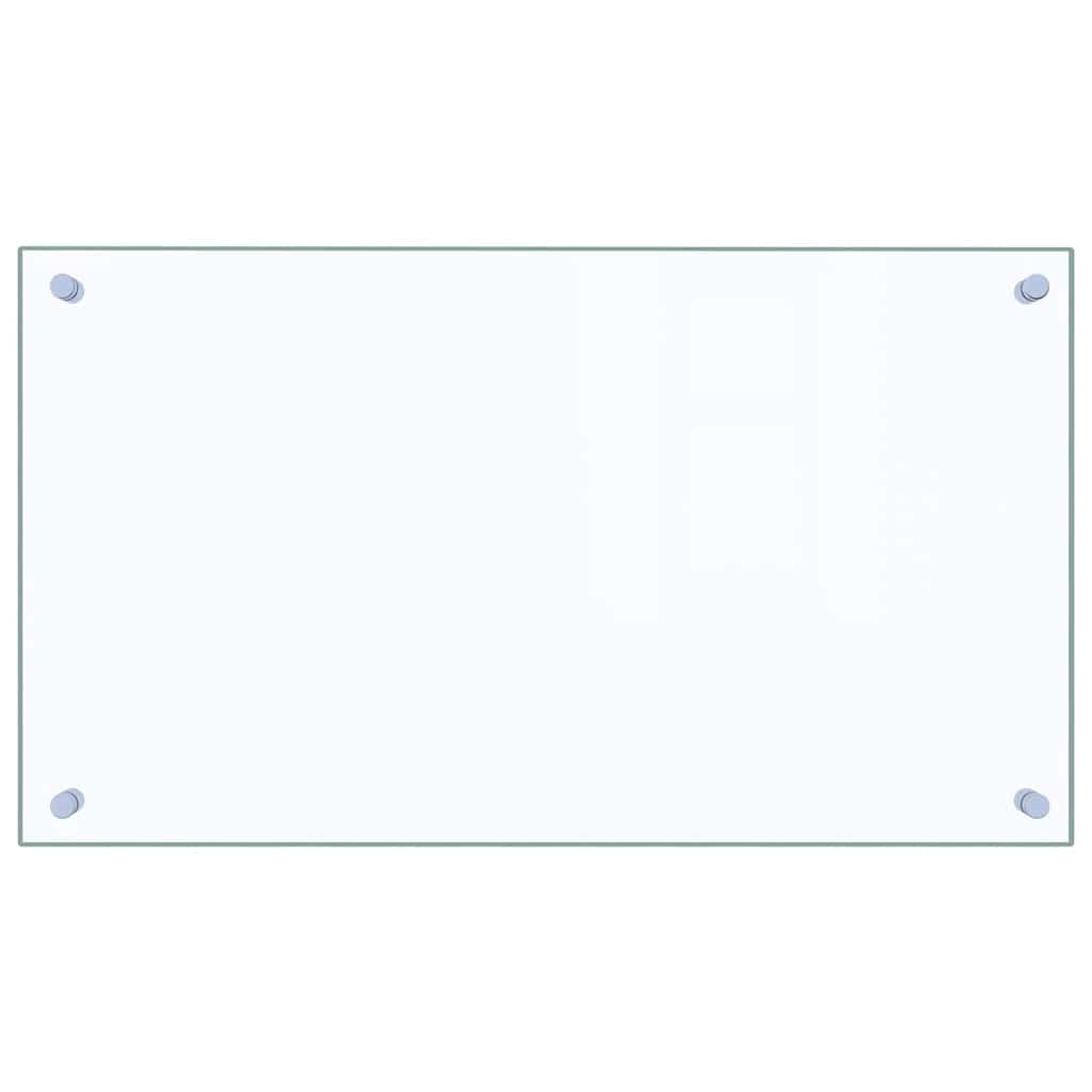 VidaXL Küchenrückwand 70x40 cm, gehärtetes Glas, transparent