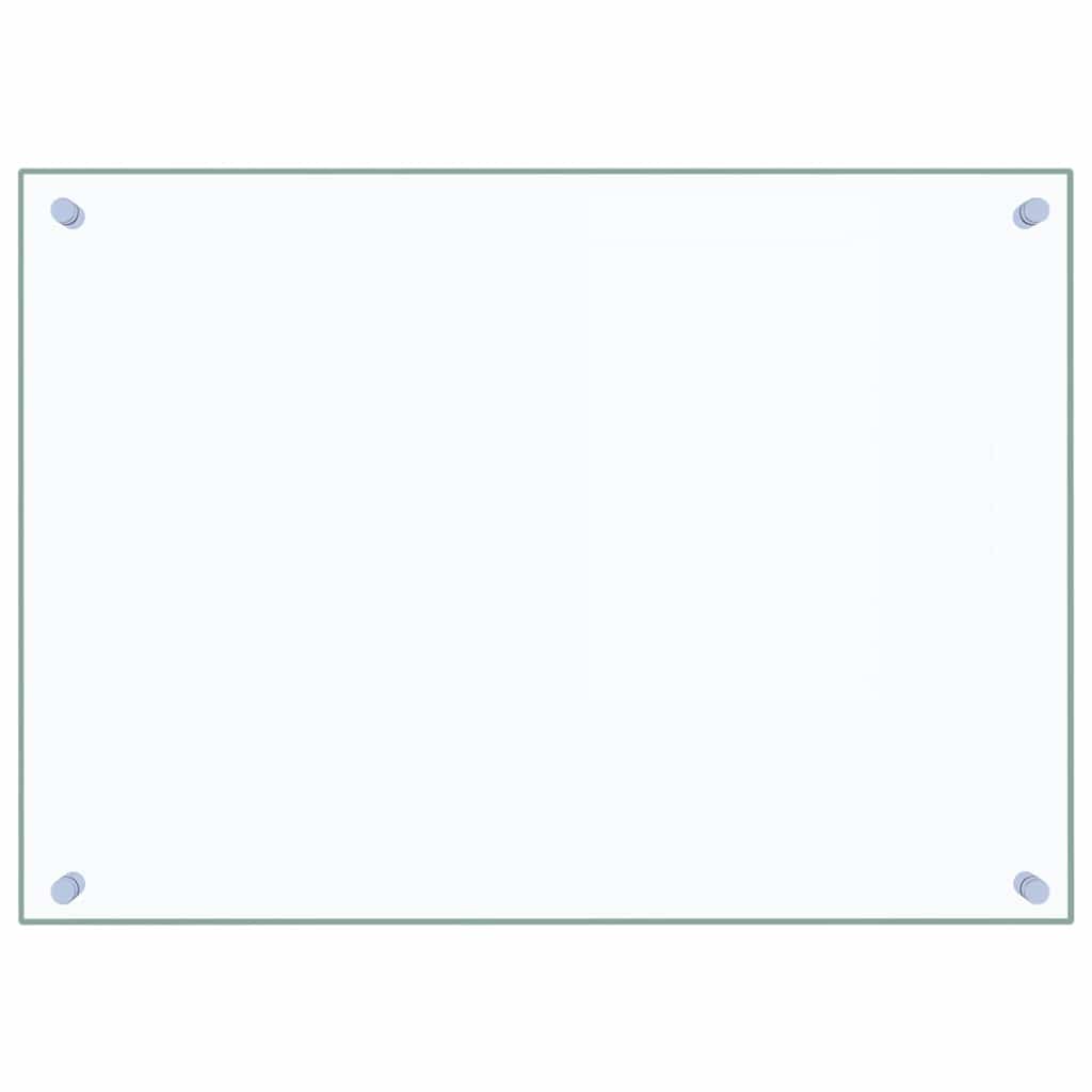 Vidaxl spatscherm keuken 70x50 cm gehard glas transparant