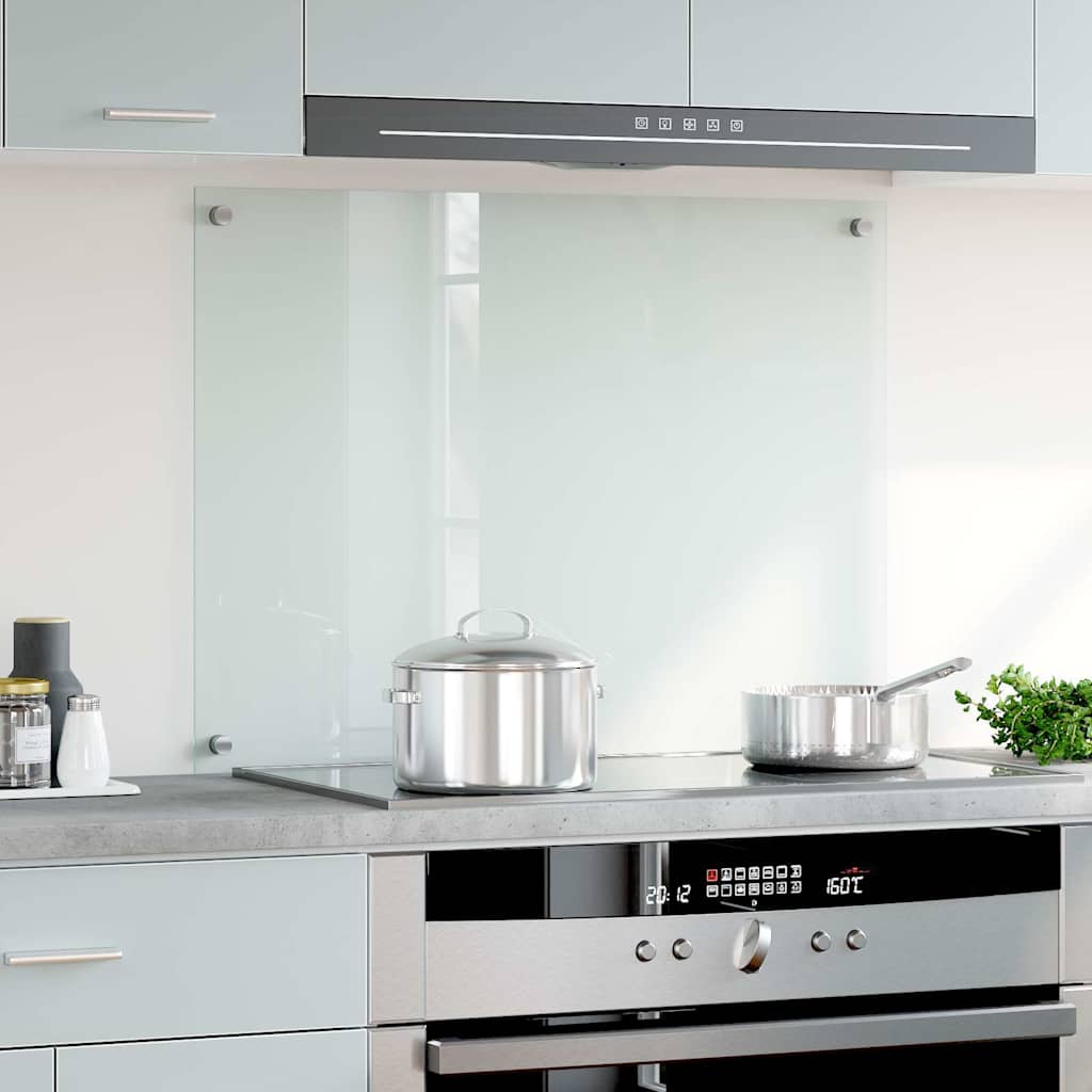 Vidaxl spatscherm keuken 80x60 cm gehard glas transparant