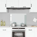 Vidaxl spatscherm keuken 80x60 cm gehard glas transparant
