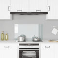 Vidaxl spatscherm keuken 90x50 cm gehard glas transparant